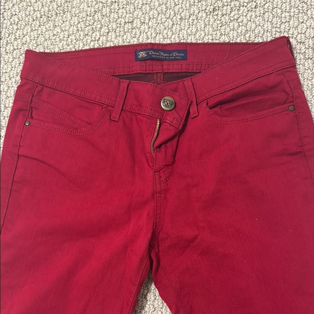 Women’s Red Skinny Jeans